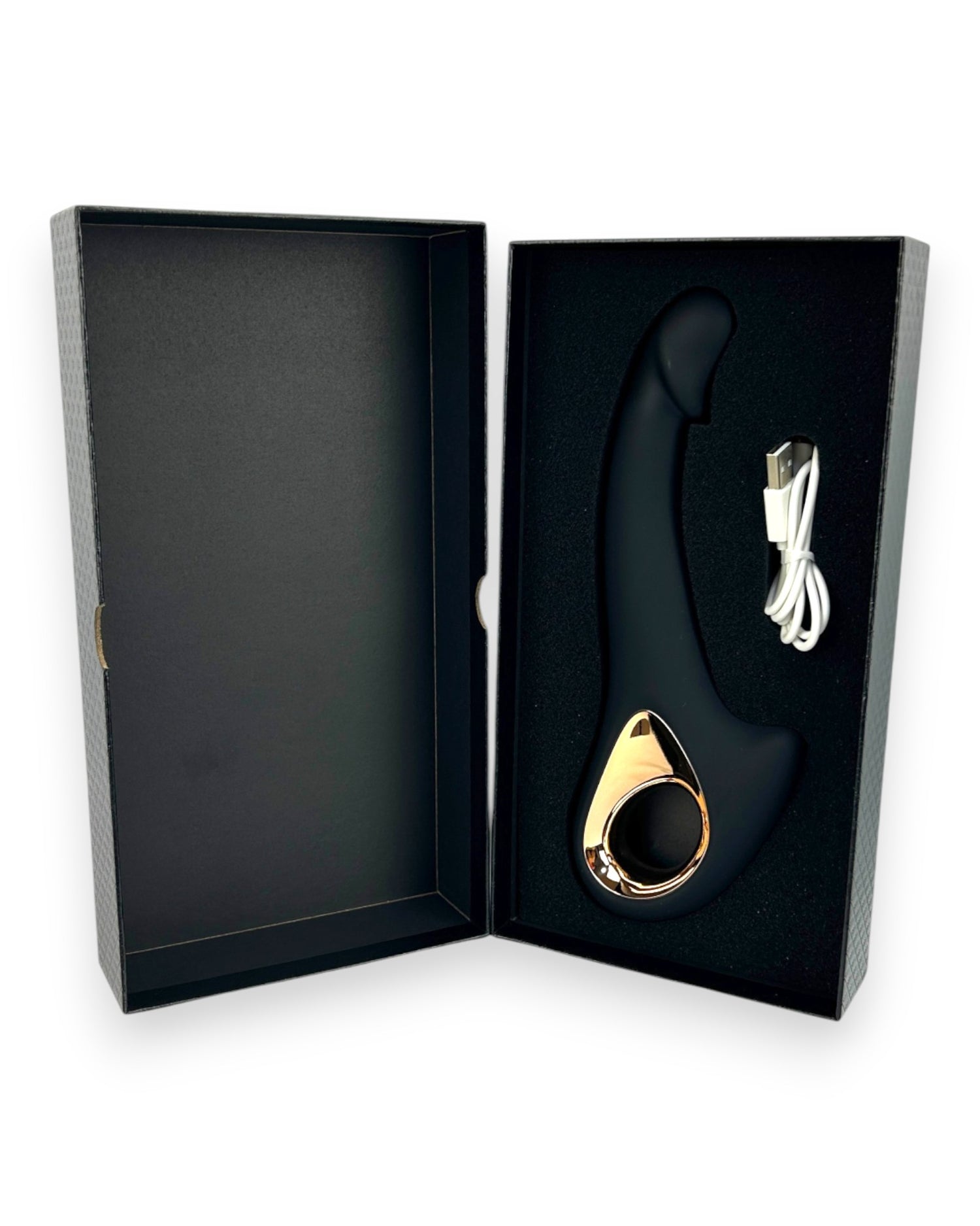 Vibrador Flora Finger de silicón suave con movimiento lateral y estimulador de clítoris de 10 funciones, diseño moderno Glow & Vibe.