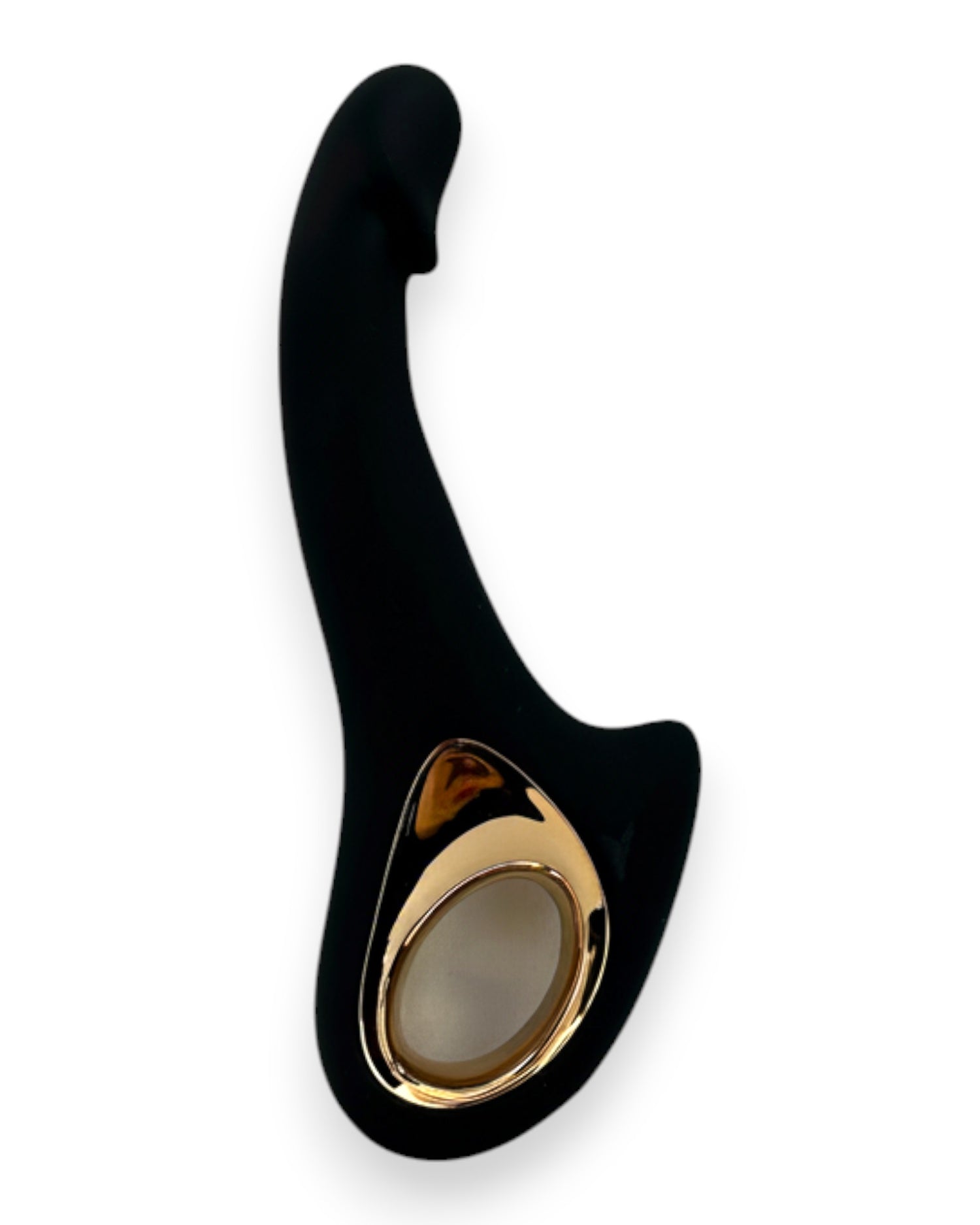 Vibrador Flora Finger de silicón suave con movimiento lateral y estimulador de clítoris de 10 funciones, diseño moderno Glow & Vibe.