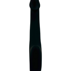 Vibrador Flora Finger de silicón suave con movimiento lateral y estimulador de clítoris de 10 funciones, diseño moderno Glow & Vibe.