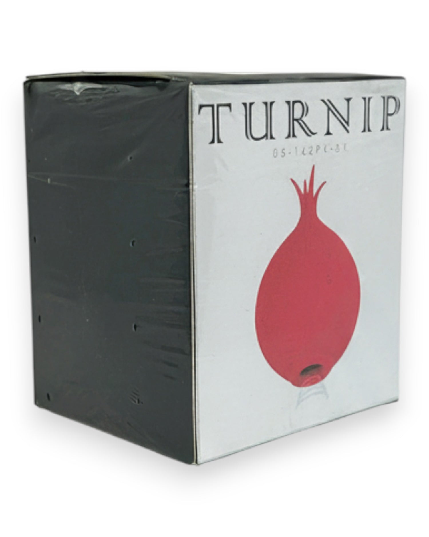 Estimulador doble The Sucking Turnip con 5 modos de vibración y 5 de succión para clítoris y pezones, diseño divertido Glow & Vibe.