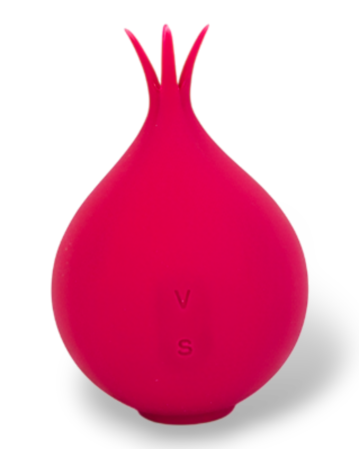 Estimulador doble The Sucking Turnip con 5 modos de vibración y 5 de succión para clítoris y pezones, diseño divertido Glow & Vibe.
