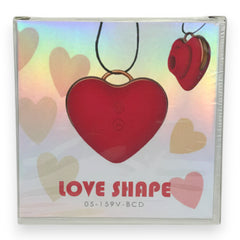 Estimulador Love Shape Necklace con diseño de collar y 10 velocidades de succión y pulsación, joya del placer Glow & Vibe.