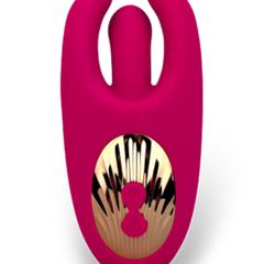 Vibrador Crazy Finger con movimiento lateral potente, 10 vibraciones y aleteos, diseño innovador Glow & Vibe.