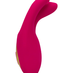 Vibrador Crazy Finger con movimiento lateral potente, 10 vibraciones y aleteos, diseño innovador Glow & Vibe.
