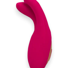 Vibrador Crazy Finger con movimiento lateral potente, 10 vibraciones y aleteos, diseño innovador Glow & Vibe.