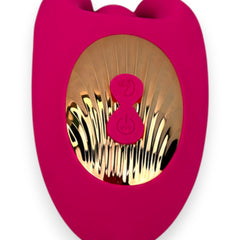Vibrador Crazy Finger con movimiento lateral potente, 10 vibraciones y aleteos, diseño innovador Glow & Vibe.
