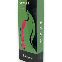 Vibrador Origin Bliss con 10 funciones y diseño elegante para estimulación del punto G, Glow & Vibe vibrador sensual y versátil.
