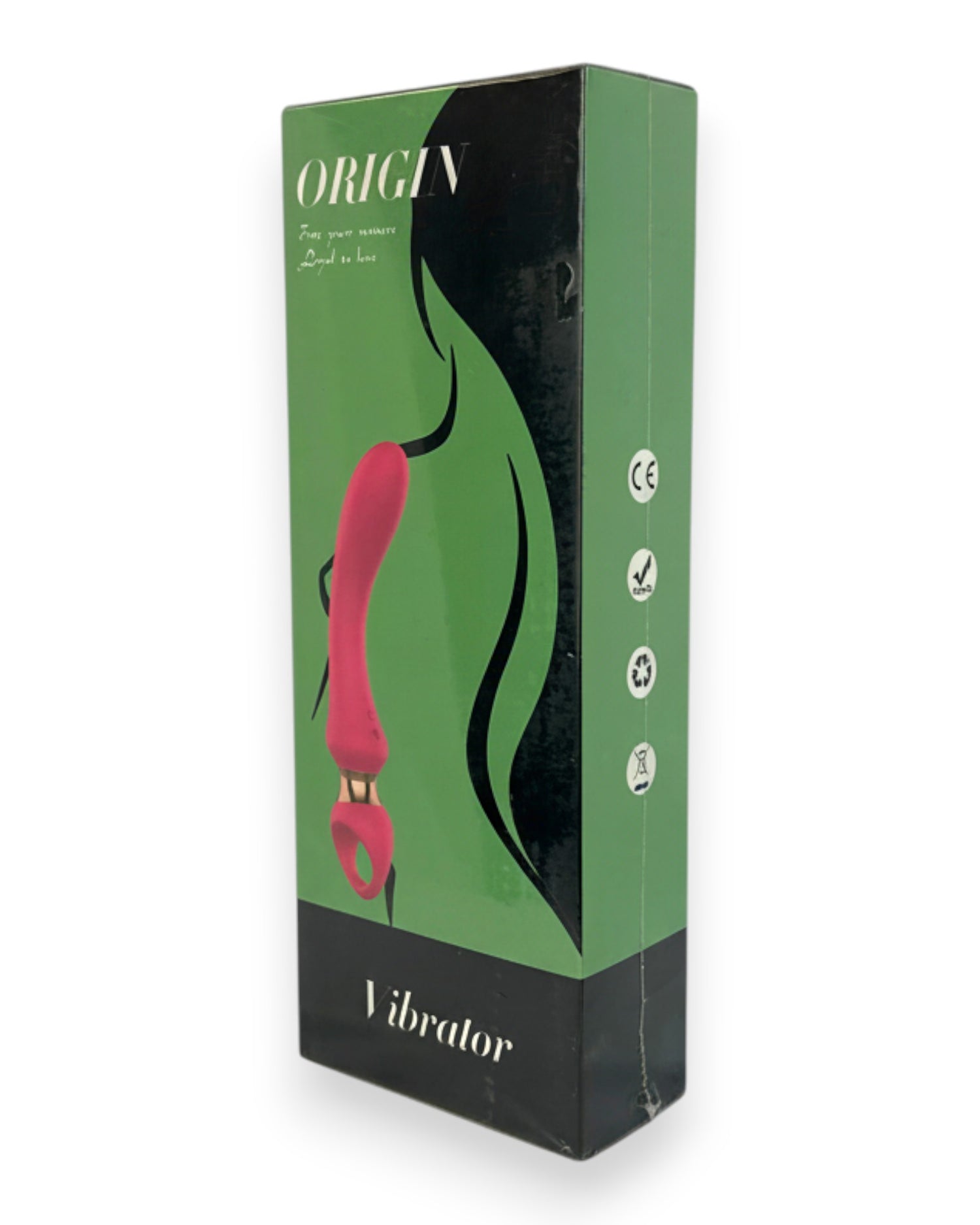 Vibrador Origin Bliss con 10 funciones y diseño elegante para estimulación del punto G, Glow & Vibe vibrador sensual y versátil.