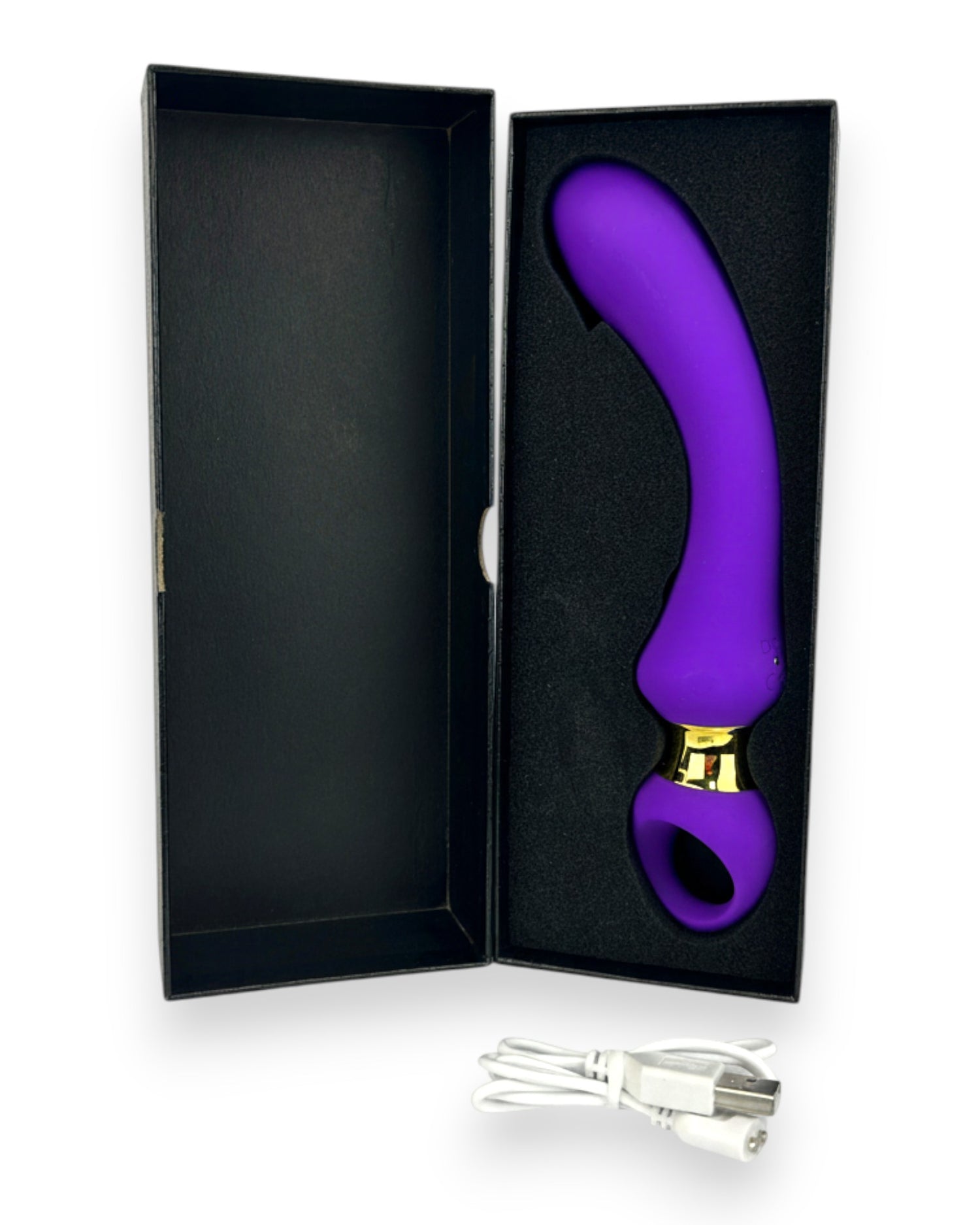 Vibrador Origin Bliss con 10 funciones y diseño elegante para estimulación del punto G, Glow & Vibe vibrador sensual y versátil.