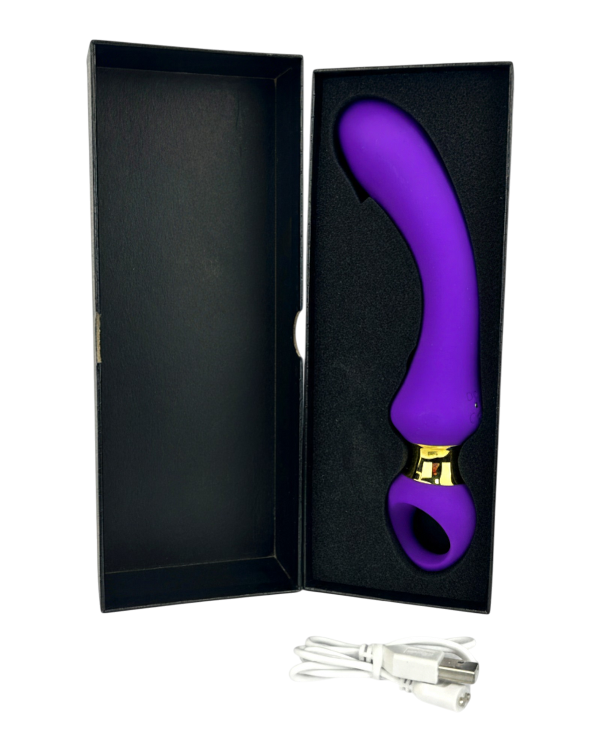 Vibrador Origin Bliss con 10 funciones y diseño elegante para estimulación del punto G, Glow & Vibe vibrador sensual y versátil.