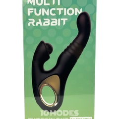 Vibrador Tabitha Vibe triple motor con pistón lateral y estimulador de clítoris con pulsaciones, diseño elegante Glow & Vibe.