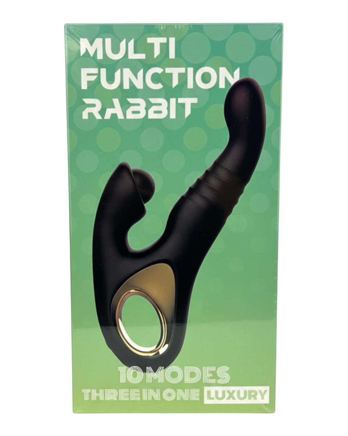 Vibrador Tabitha Vibe triple motor con pistón lateral y estimulador de clítoris con pulsaciones, diseño elegante Glow & Vibe.