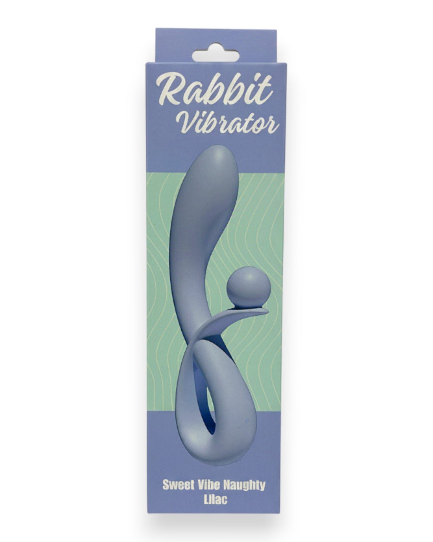 Vibrador doble Rabbit Vibrator Glow & Vibe de silicón suave con estimuladores para punto G y clítoris.