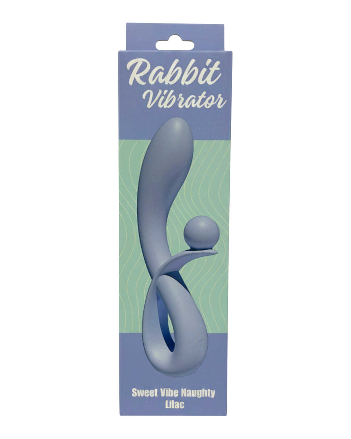 Vibrador doble Rabbit Vibrator Glow & Vibe de silicón suave con estimuladores para punto G y clítoris.