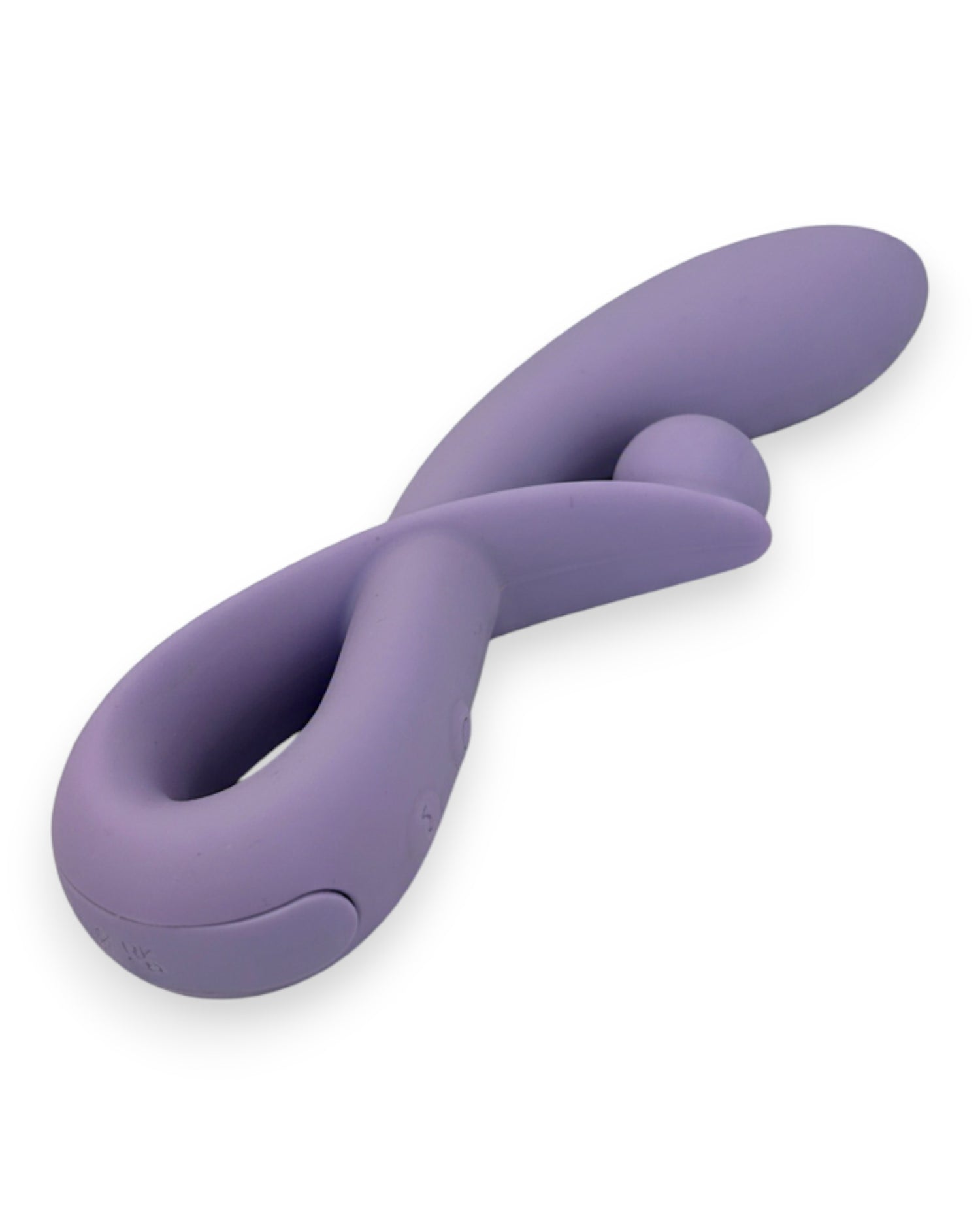 Vibrador doble Rabbit Vibrator Glow & Vibe de silicón suave con estimuladores para punto G y clítoris.