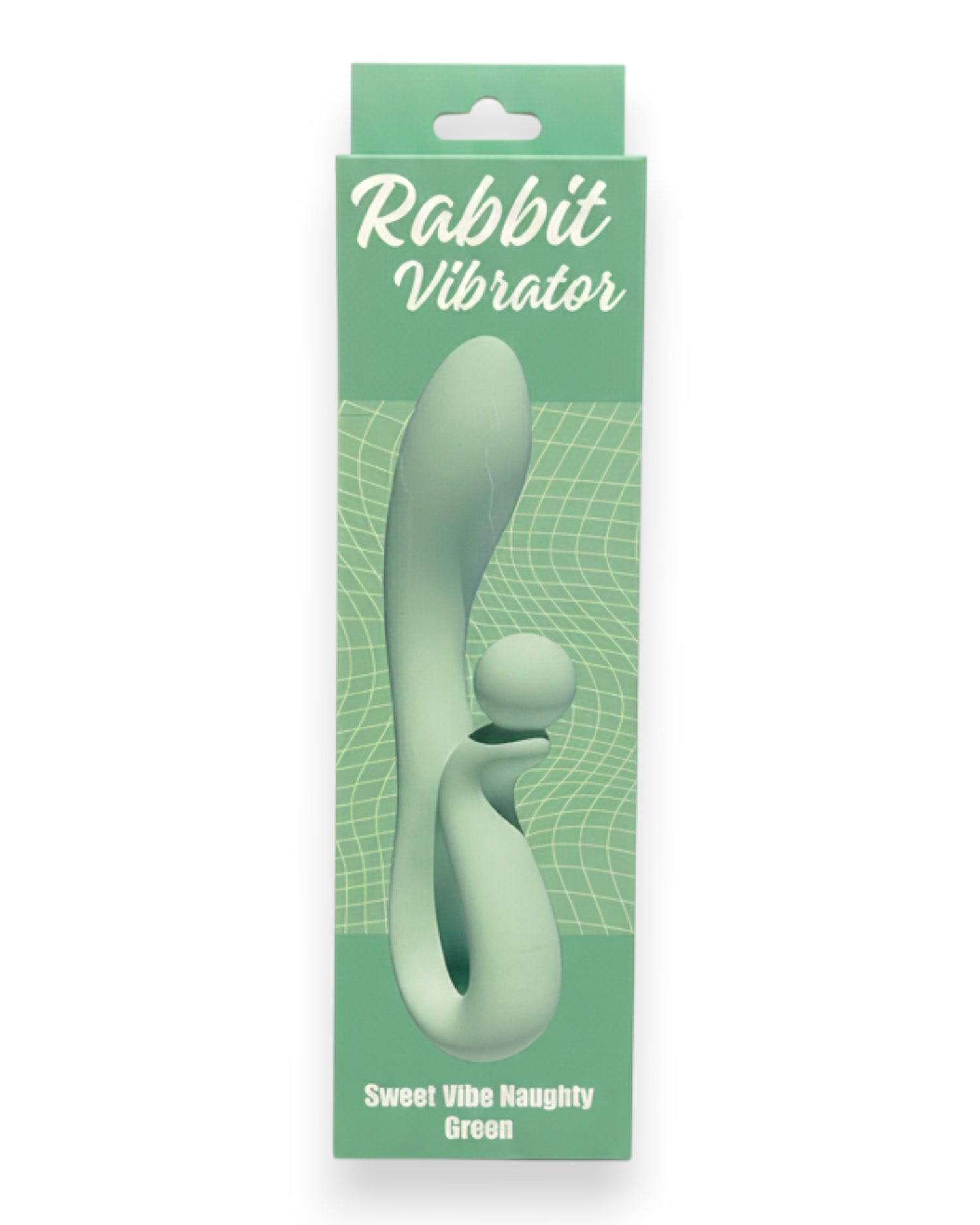 Vibrador doble Rabbit Vibrator Glow & Vibe de silicón suave con estimuladores para punto G y clítoris.