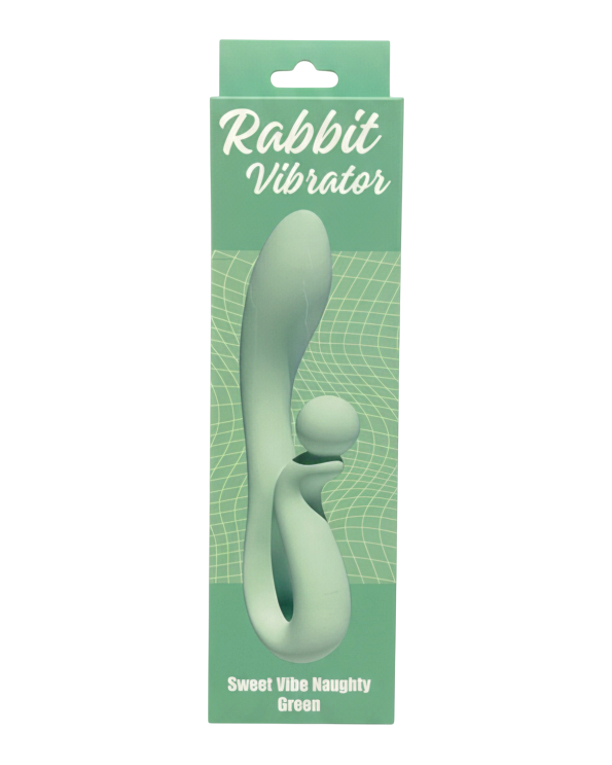 Vibrador doble Rabbit Vibrator Glow & Vibe de silicón suave con estimuladores para punto G y clítoris.