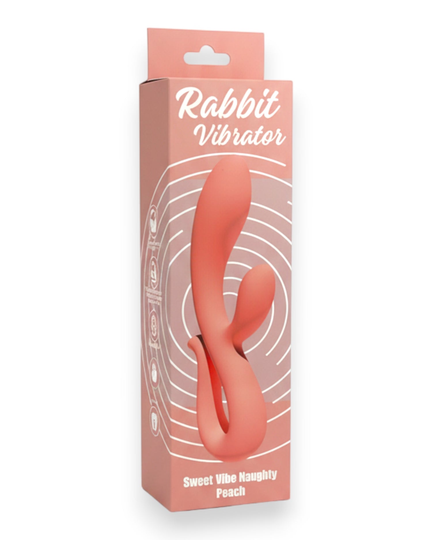 Vibrador doble Glow Rabbit Glow & Vibe con estimuladores de punto G y clítoris, de silicón suave y ergonómico.