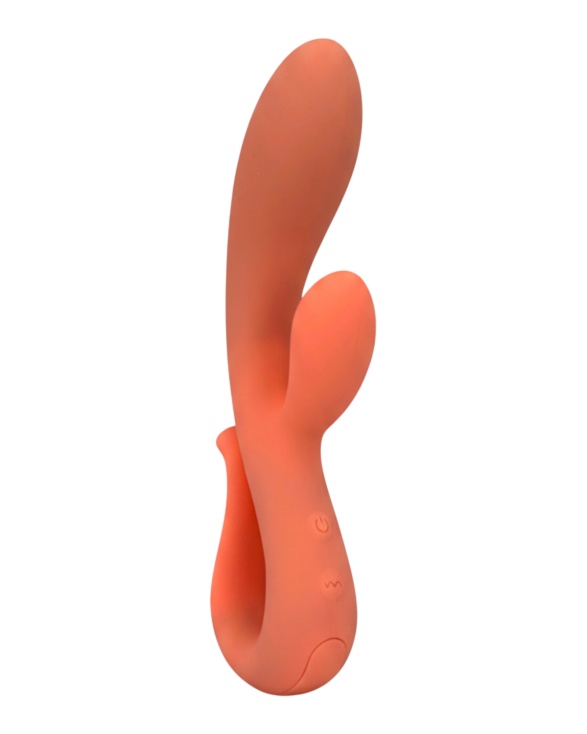 Vibrador doble Glow Rabbit Glow & Vibe con estimuladores de punto G y clítoris, de silicón suave y ergonómico.