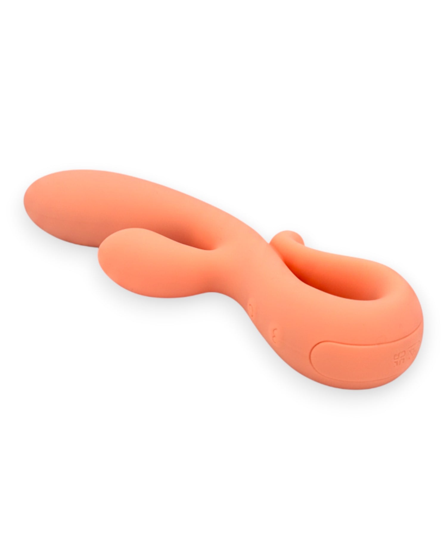 Vibrador doble Glow Rabbit Glow & Vibe con estimuladores de punto G y clítoris, de silicón suave y ergonómico.