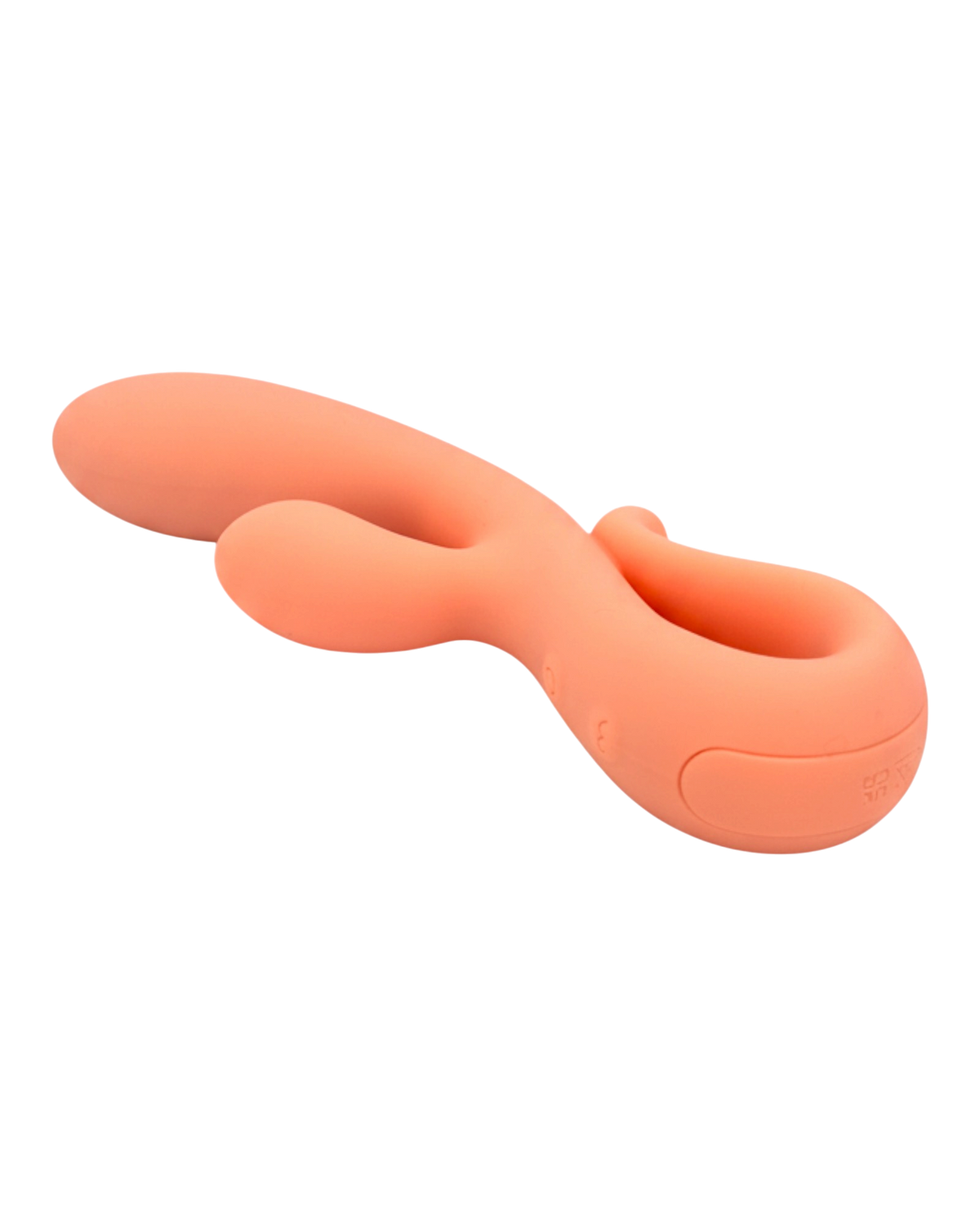Vibrador doble Glow Rabbit Glow & Vibe con estimuladores de punto G y clítoris, de silicón suave y ergonómico.