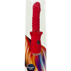 Vibrador Glow Burner Glow & Vibe con doble motor y movimiento de vibración, de silicón suave