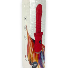 Vibrador Glow Burner Glow & Vibe con doble motor y movimiento de pistón, de silicón suave y resistente al agua.