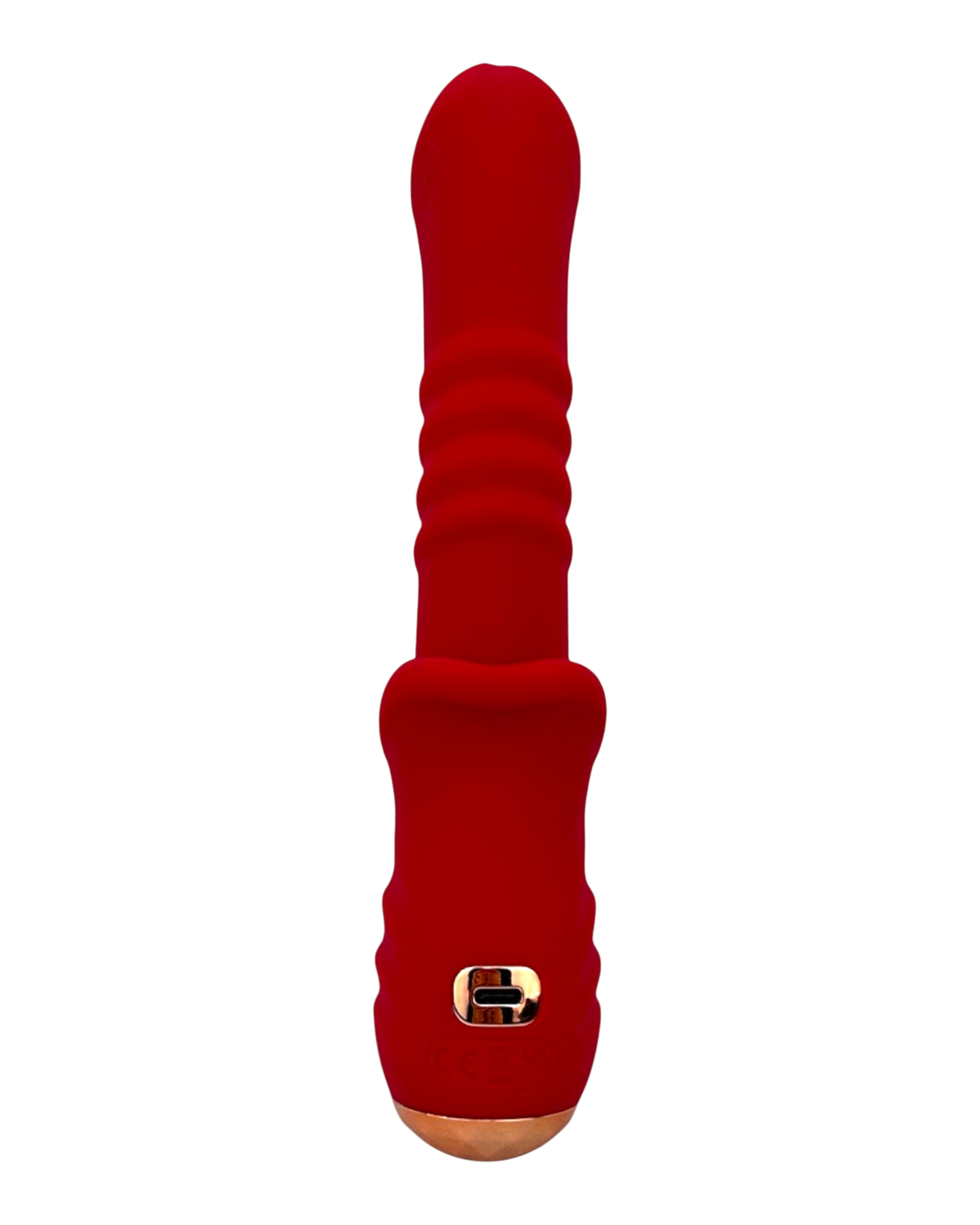 Vibrador Glow Burner Glow & Vibe con doble motor y movimiento de vibración, de silicón suave