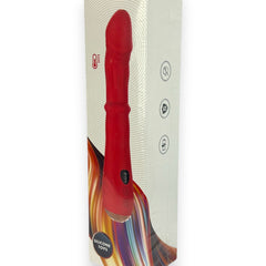 Vibrador Ignite Crystal Glow & Vibe con función térmica, anillo deslizante de balines y 9 modos de vibración.