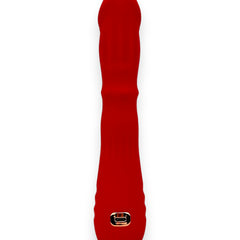 Vibrador Ignite Crystal Glow & Vibe con función térmica, anillo deslizante de balines y 9 modos de vibración.