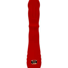 Vibrador Ignite Crystal Glow & Vibe con función térmica, anillo deslizante de balines y 9 modos de vibración.