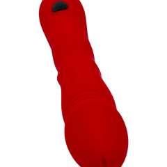 Vibrador Ignite Crystal Glow & Vibe con función térmica, anillo deslizante de balines y 9 modos de vibración.
