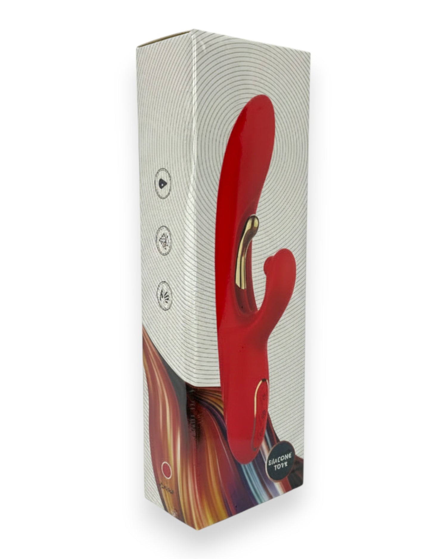 Vibrador Luxe Stick Glow & Vibe con doble estimulación para punto G y clítoris, 9 funciones y diseño elegante.