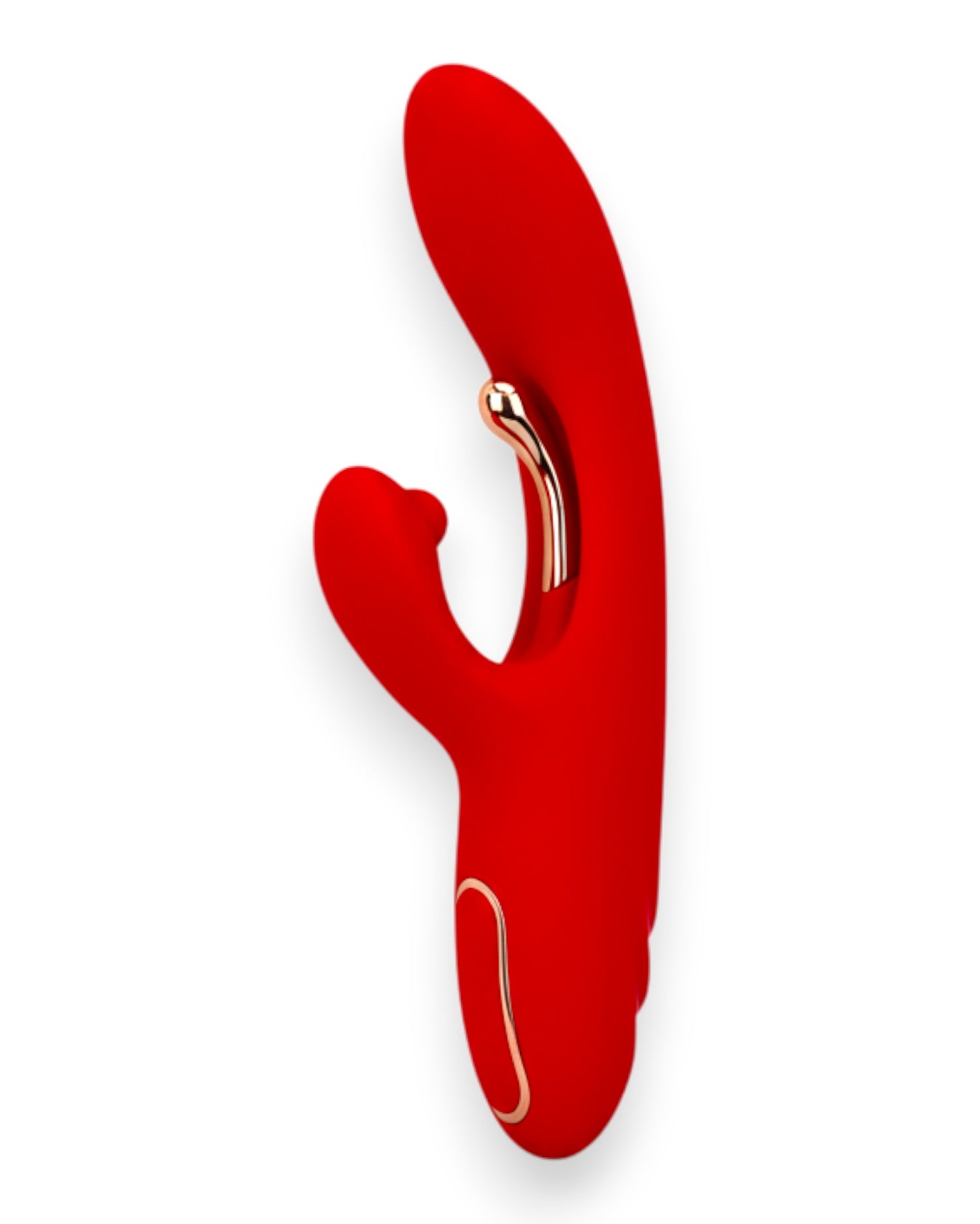 Vibrador Luxe Stick Glow & Vibe con doble estimulación para punto G y clítoris, 9 funciones y diseño elegante.