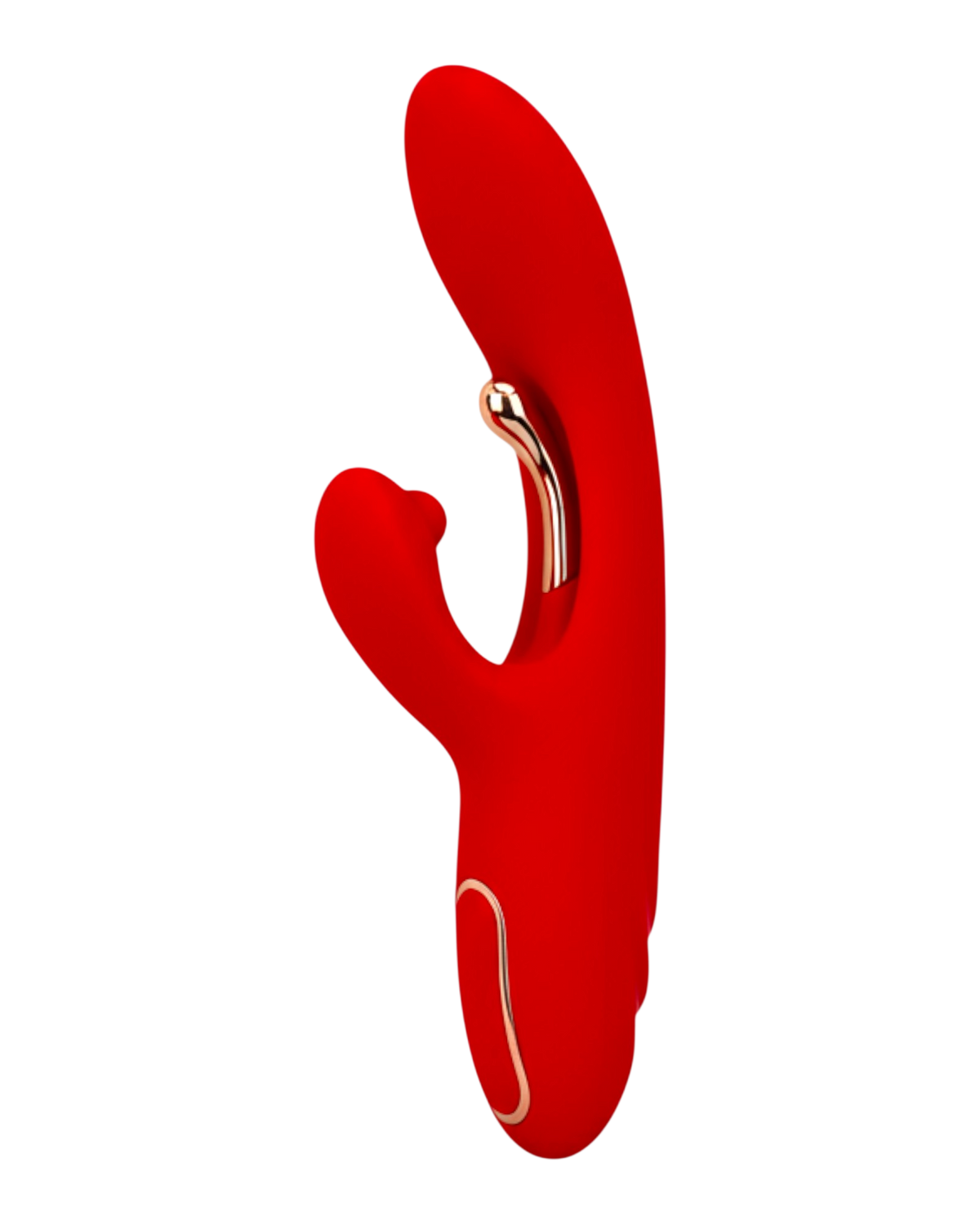 Vibrador Luxe Stick Glow & Vibe con doble estimulación para punto G y clítoris, 9 funciones y diseño elegante.