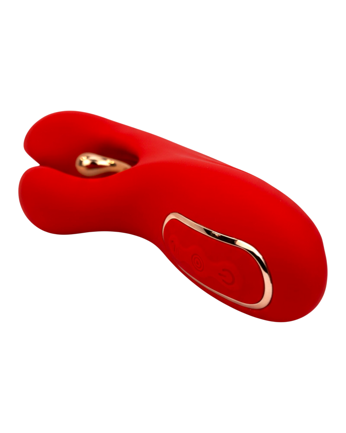 Vibrador Luxe Stick Glow & Vibe con doble estimulación para punto G y clítoris, 9 funciones y diseño elegante.