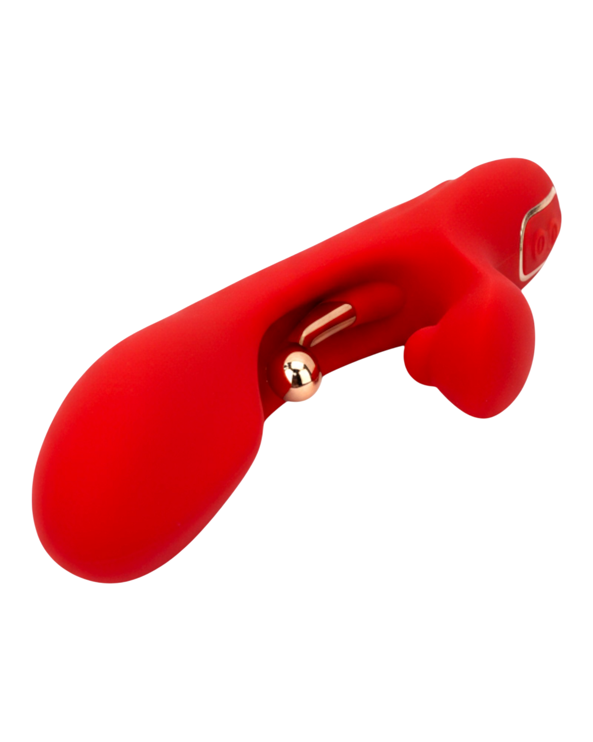 Vibrador Luxe Stick Glow & Vibe con doble estimulación para punto G y clítoris, 9 funciones y diseño elegante.
