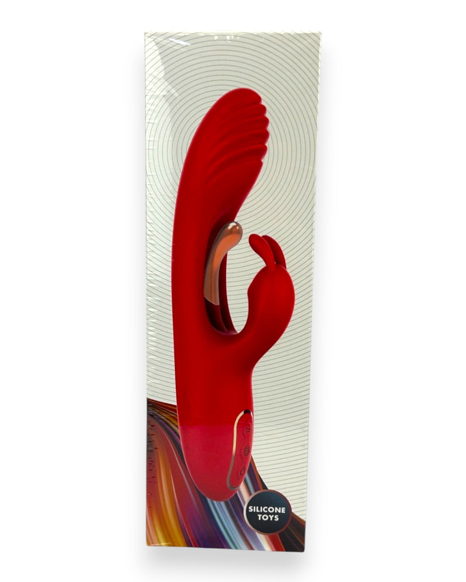 Vibrador Ruby Pulse Glow & Vibe con succionador tipo conejo y estimulador móvil de punto G.