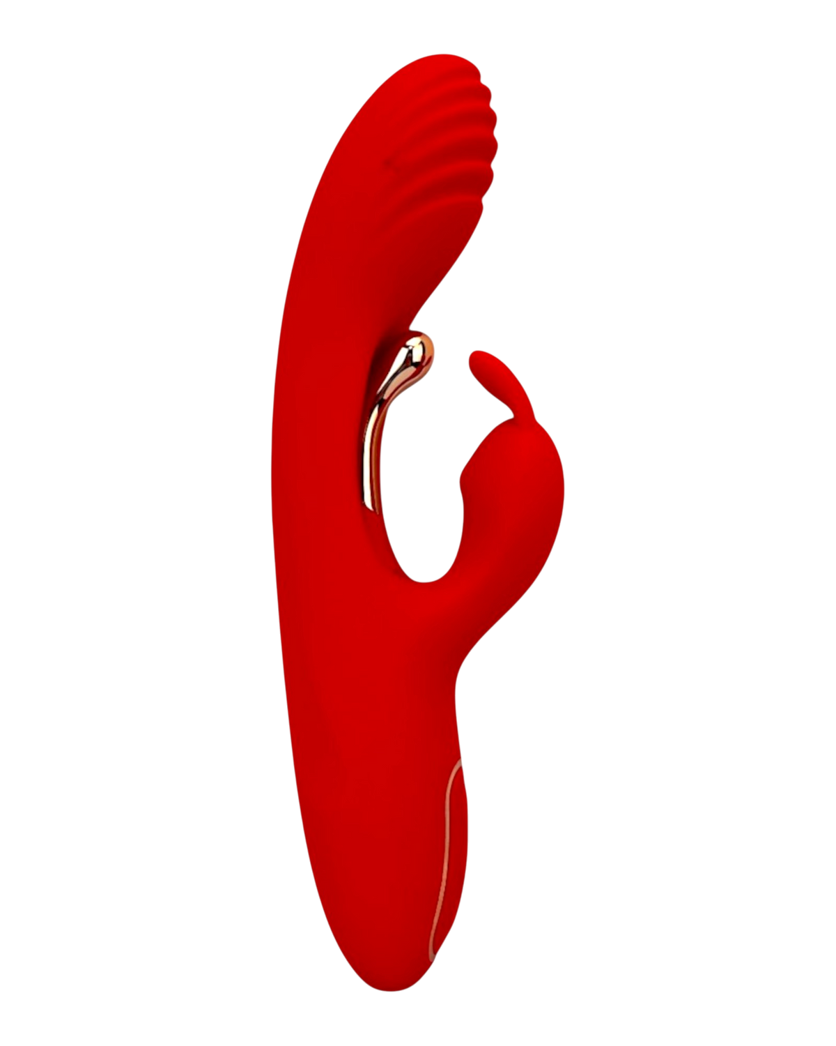 Vibrador Ruby Pulse Glow & Vibe con succionador tipo conejo y estimulador móvil de punto G.