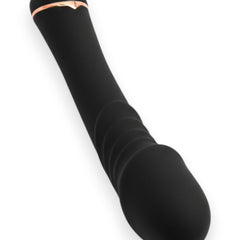 Vibrador Blazing Lover Glow & Vibe con 9 funciones, estimulación de punto G y acabado en silicón sedoso.