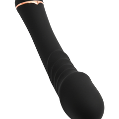 Vibrador Blazing Lover Glow & Vibe con 9 funciones, estimulación de punto G y acabado en silicón sedoso.