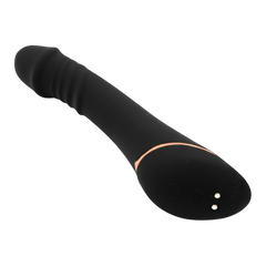 Vibrador Blazing Lover Glow & Vibe con 9 funciones, estimulación de punto G y acabado en silicón sedoso.