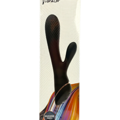 Vibrador Black Pulse Glow & Vibe con doble estimulación de punto G y clítoris, recargable