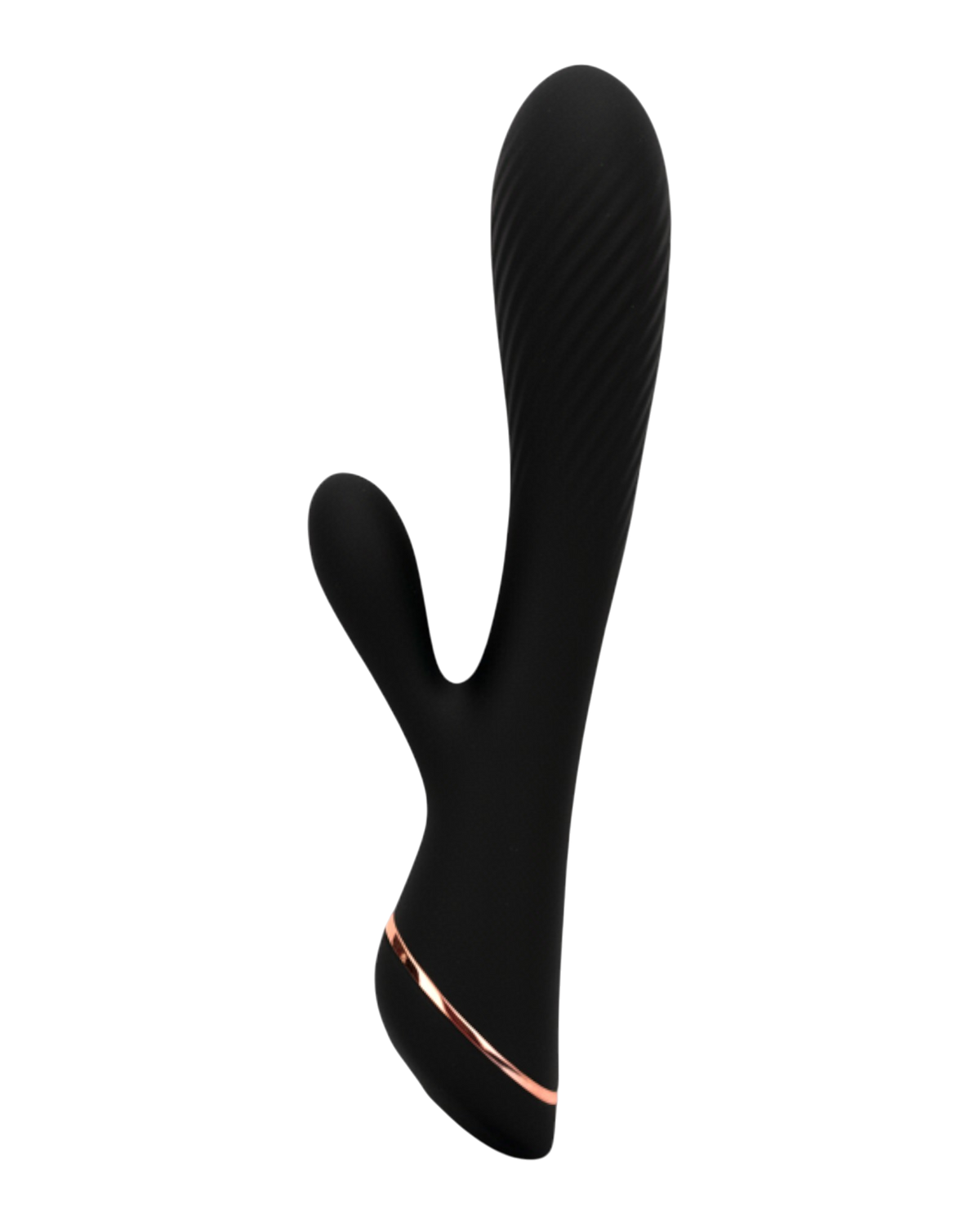 Vibrador Black Pulse Glow & Vibe con doble estimulación de punto G y clítoris, recargable