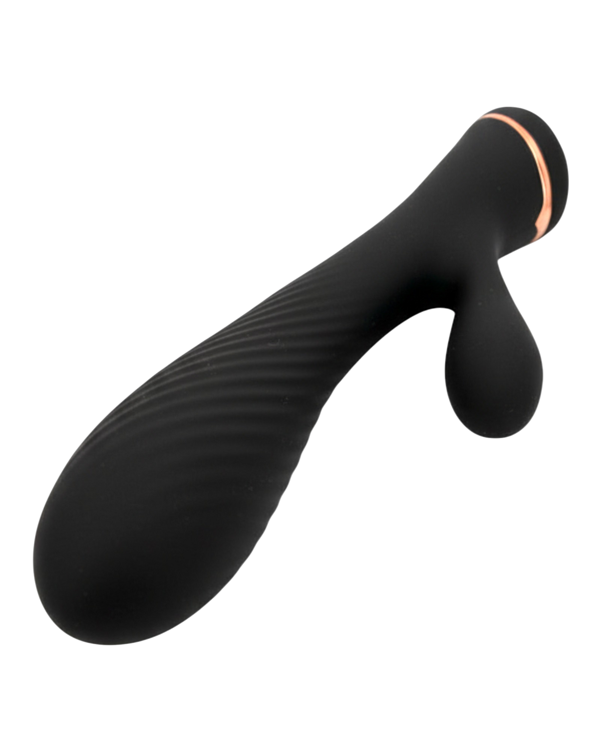 Vibrador Black Pulse Glow & Vibe con doble estimulación de punto G y clítoris, recargable