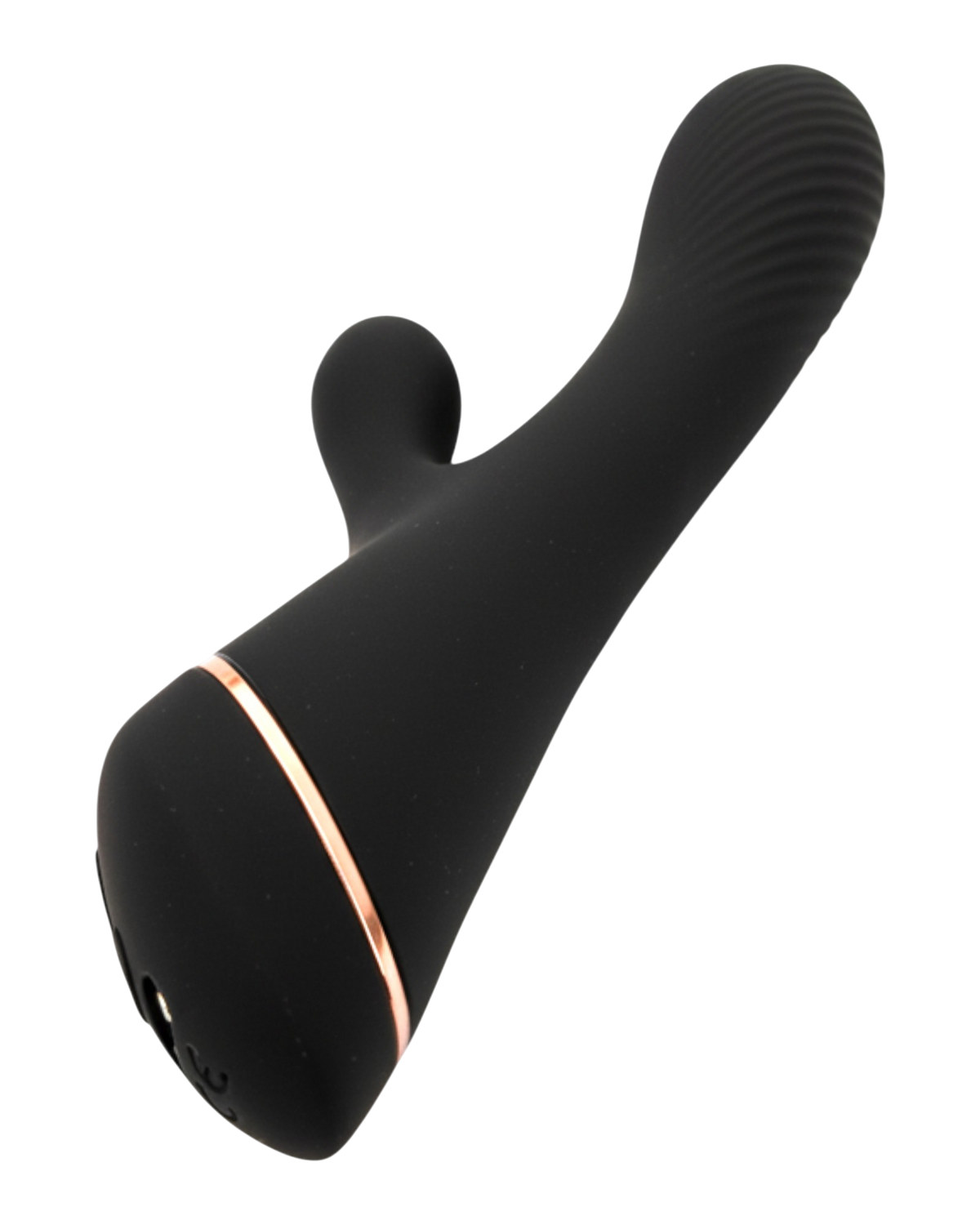 Vibrador Black Pulse Glow & Vibe con doble estimulación de punto G y clítoris, recargable