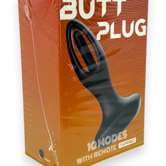 Tappy Plug Glow & Vibe con estimulador móvil de punto G, dilatador anal y control remoto, recargable y de silicón suave.