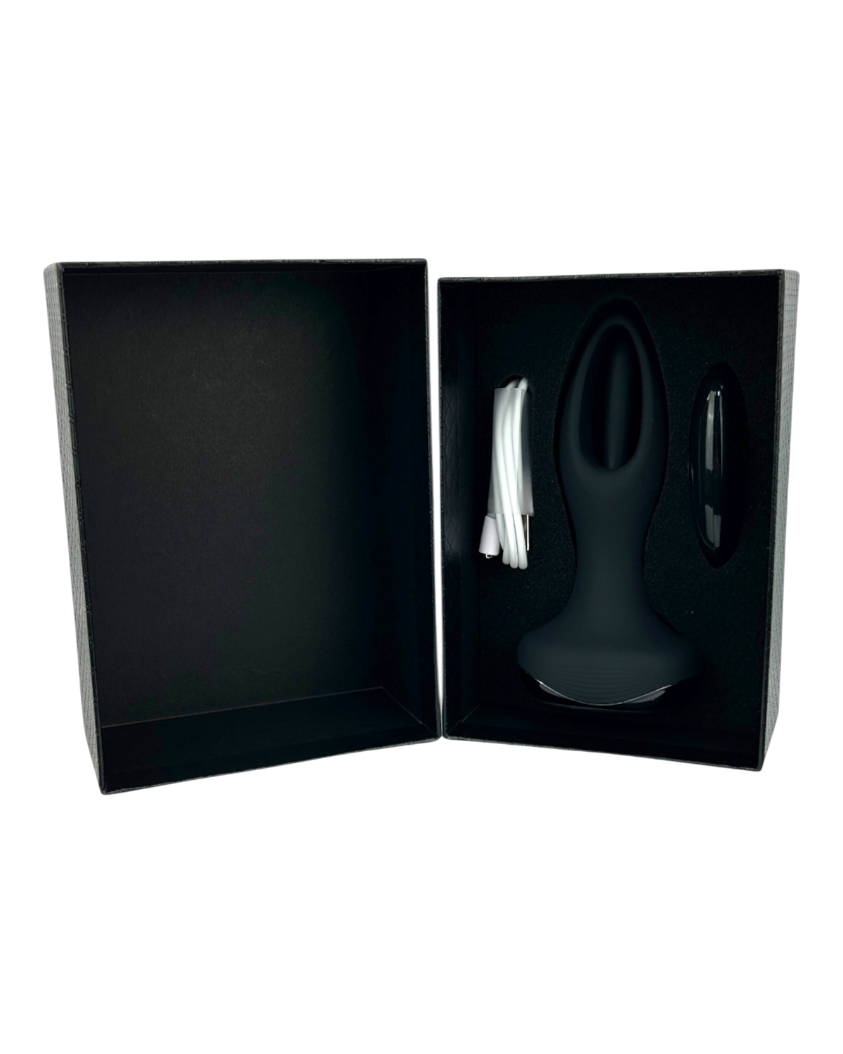 Tappy Plug Glow & Vibe con estimulador móvil de punto G, dilatador anal y control remoto, recargable y de silicón suave.
