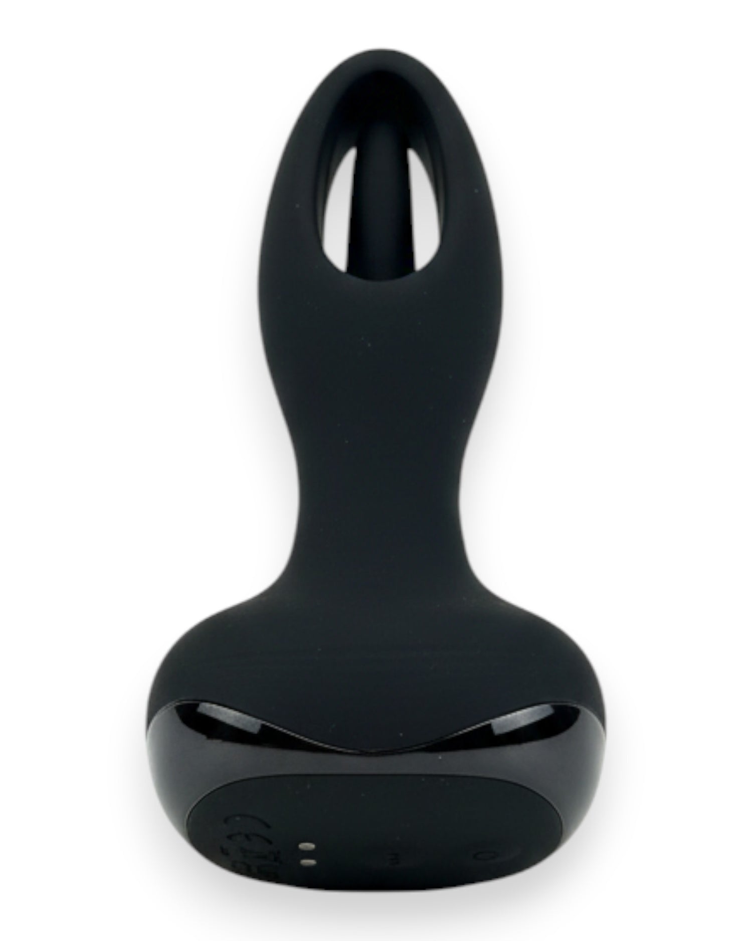 Tappy Plug Glow & Vibe con estimulador móvil de punto G, dilatador anal y control remoto, recargable y de silicón suave.
