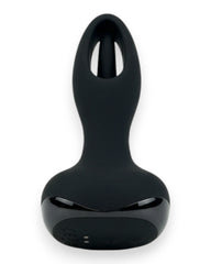 Tappy Plug Glow & Vibe con estimulador móvil de punto G, dilatador anal y control remoto, recargable y de silicón suave.